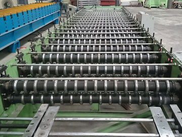 PLC Controlled Metal Roof Roll Forming Machine , Corrugated Sheet Roll Forming Machine