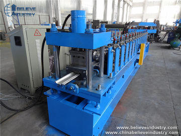 7.5KW Roller Shutter Door Roll Forming Machine , Hydraulic Cutting Cold Roll Former