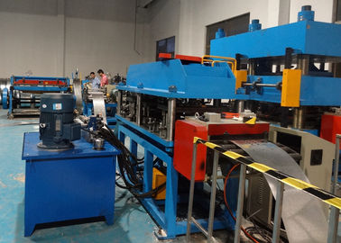 High Speed Channel Cable Tray Roll Forming Machine Line With Servo Flying Cutoff