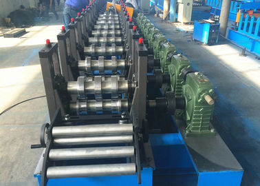 C Channel Cable Tray Roll Forming Machine , Gear Box Driven Cable Tray Making Machine