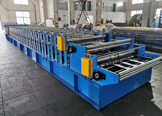 Double Layer Metal Roofing Sheet Roll Forming Machine For Corrugated Sheets and 6 Rib Profile Sheets